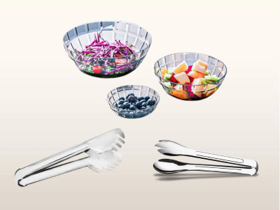 Kit Pegador de massa, Pegador de salada e Tigela para salada