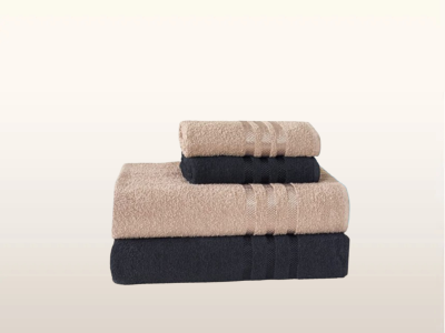 Kit com 2 toalhas de rosto e 2 de banho 2