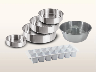 Kit forma de bola forma de gelo e forma de pudim